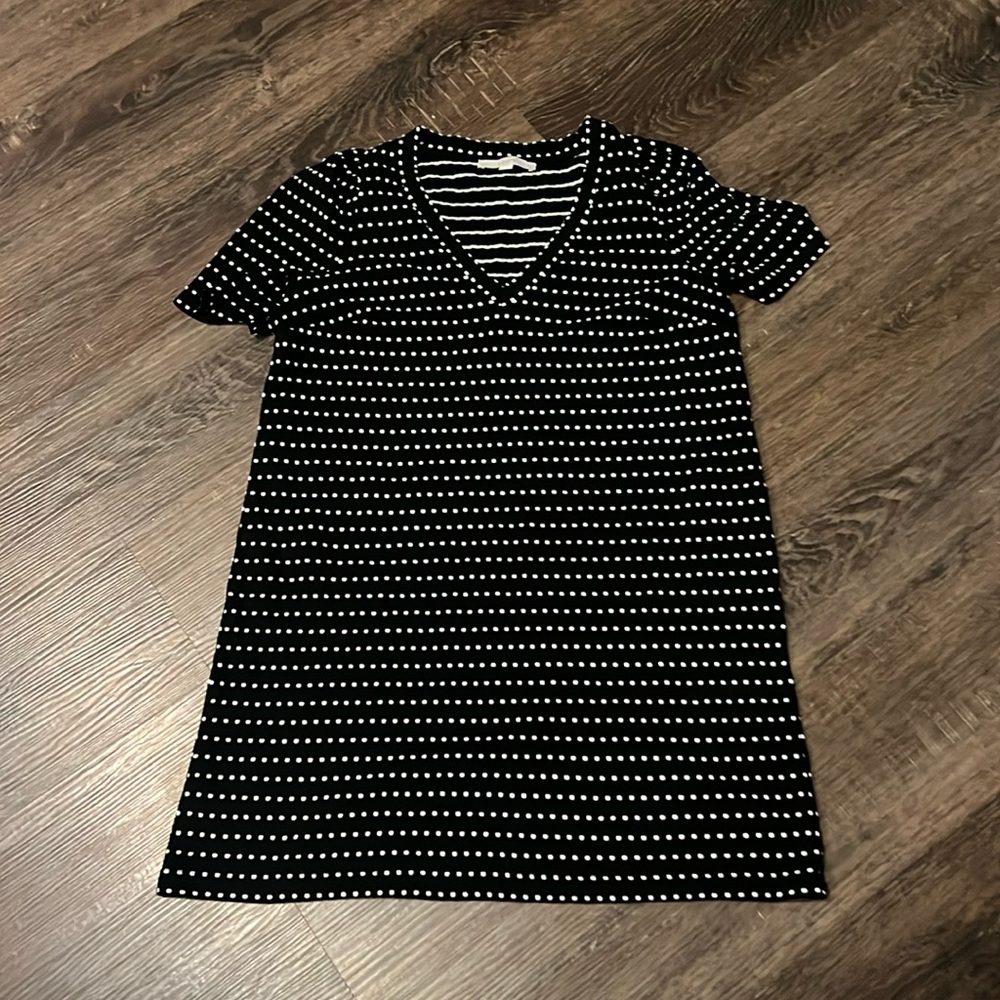 Loft polka dot mini dress!